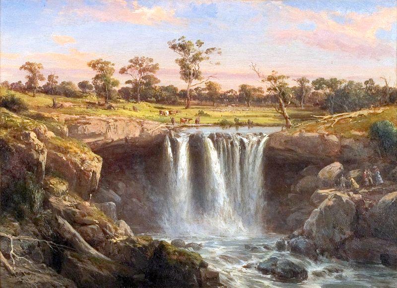 Louis Buvelot One of the Falls of the Wannon China oil painting art
